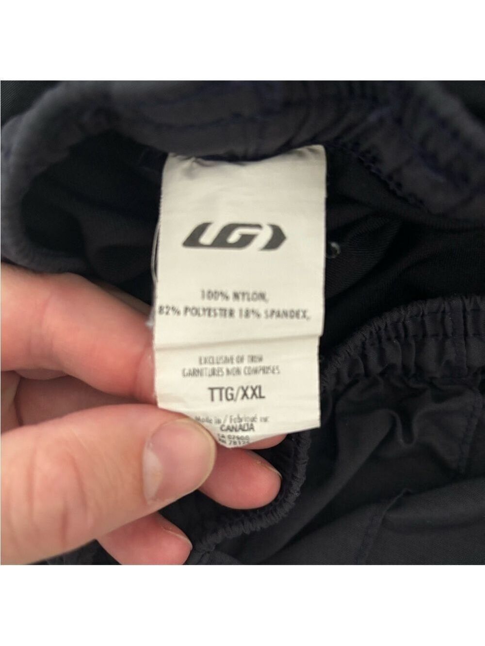 Black XXL Louis Garneau Mens Compress Shorts - Picture 4 of 5